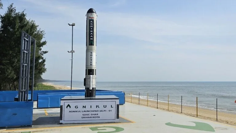 Agnibaan, produced by Agnikul Cosmos in Chennai, India, is a mobile small-lift launch system currently under development.