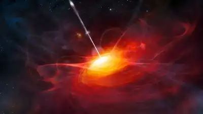 J0529-4351 is the brightest quasar ever discovered, shining 500 trillion times brighter than the Sun.