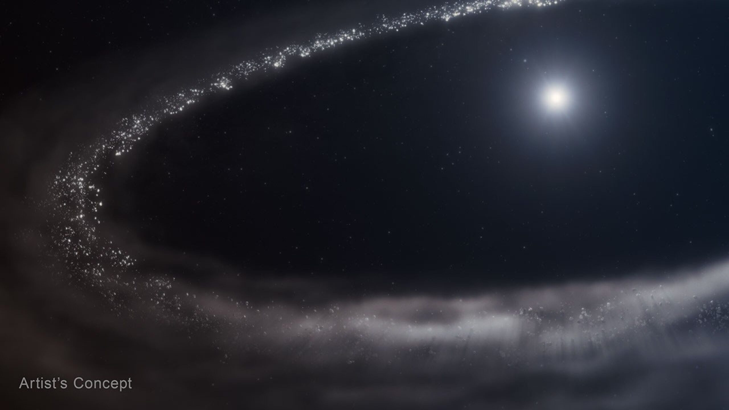 Astronomers have long suspected that frozen water in young star systems is a common feature of planetary formation.